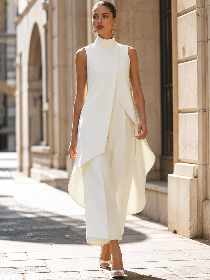 Martina | Abito lungo ed elegante con scollo a V