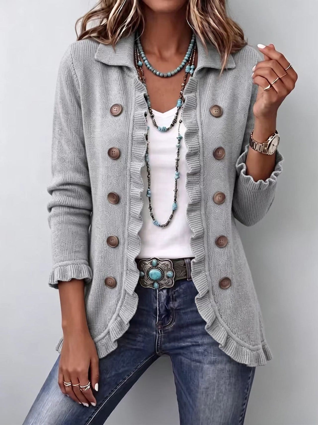 Eloísa | Maglione Grigio Melange