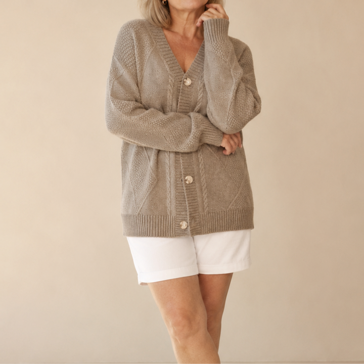 Hensley | Cardigan lavorato a maglia