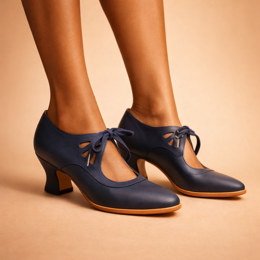 Sandali con lacci in pelle Camille