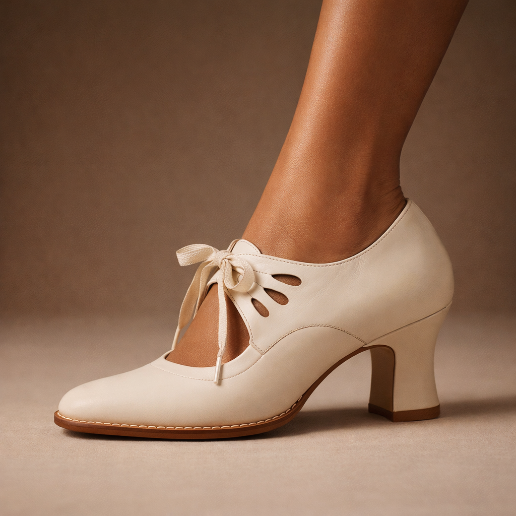 Sandali con lacci in pelle Camille