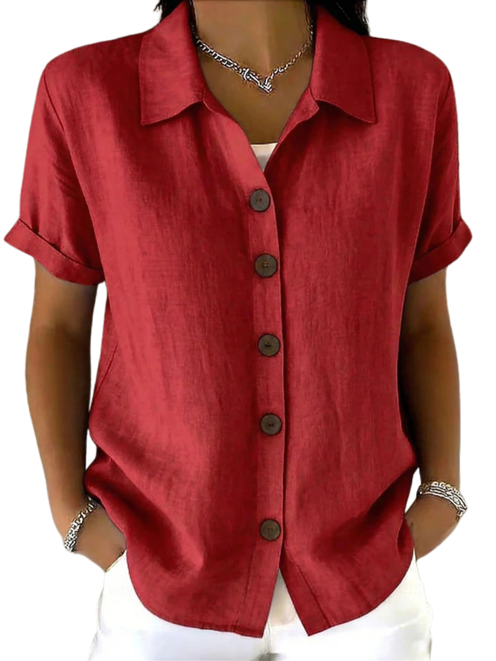 Gracie™ | Camicia rilassata a maniche corte