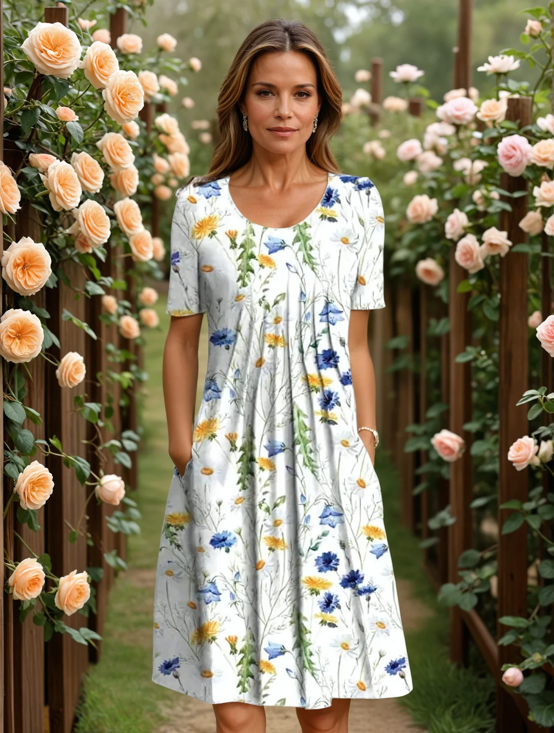 GEORGINA | ABITO ELEGANTE CON COPERTURA PER LA PANCIA