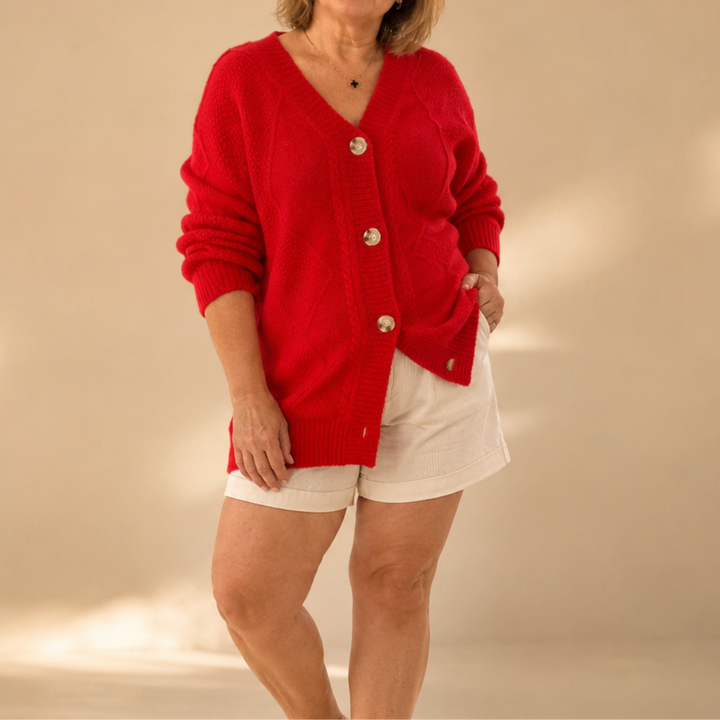 Hensley | Cardigan lavorato a maglia