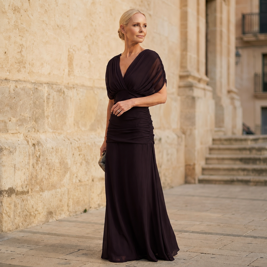 Avery | Elegant Blå Kjole