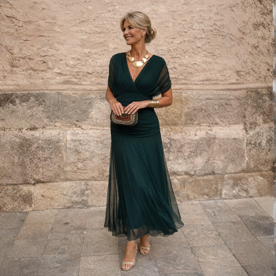 Morgan | Elegante Vestito Verde