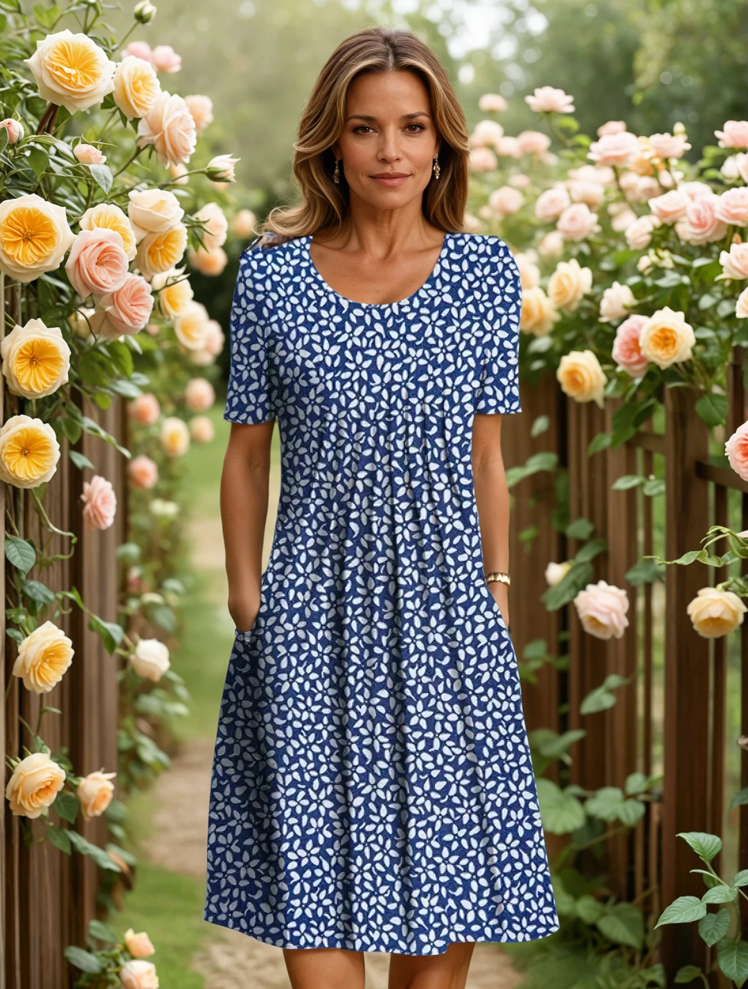 GEORGINA | ABITO ELEGANTE CON COPERTURA PER LA PANCIA