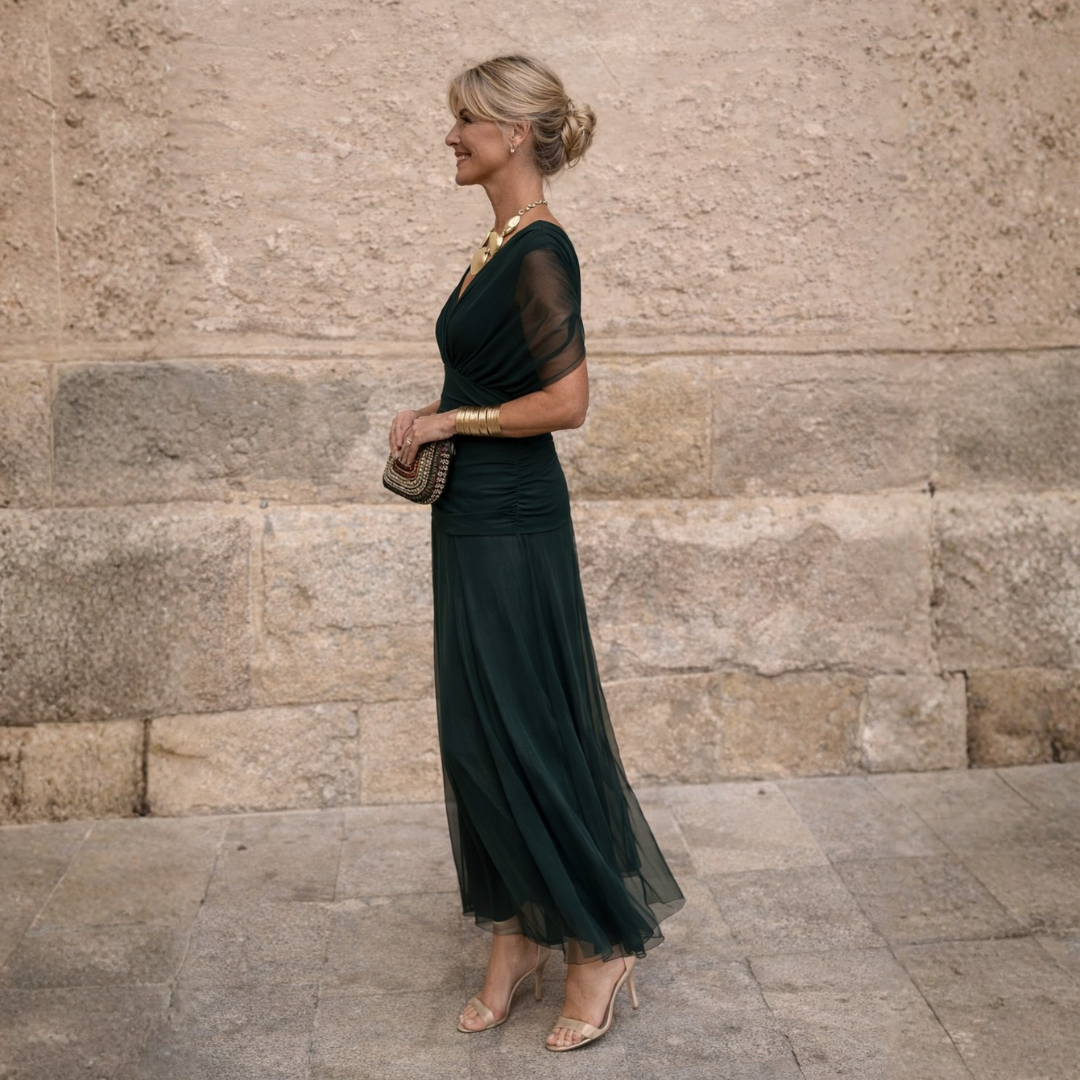 Morgan | Elegante Vestito Verde