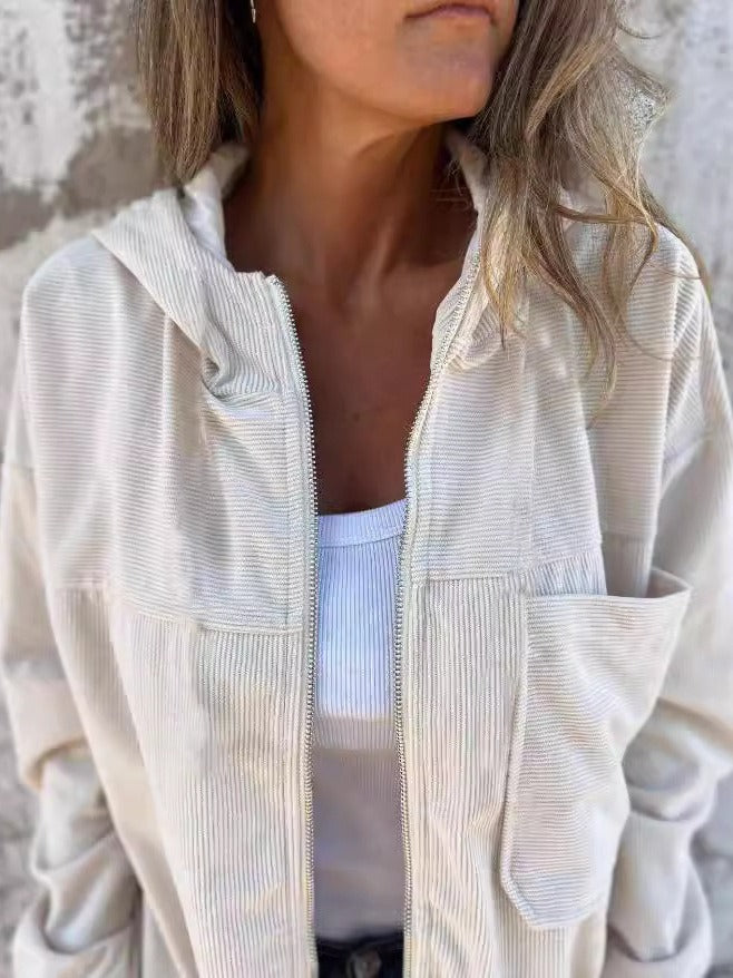 Ella™ Giacca in Velluto a Coste Relaxed