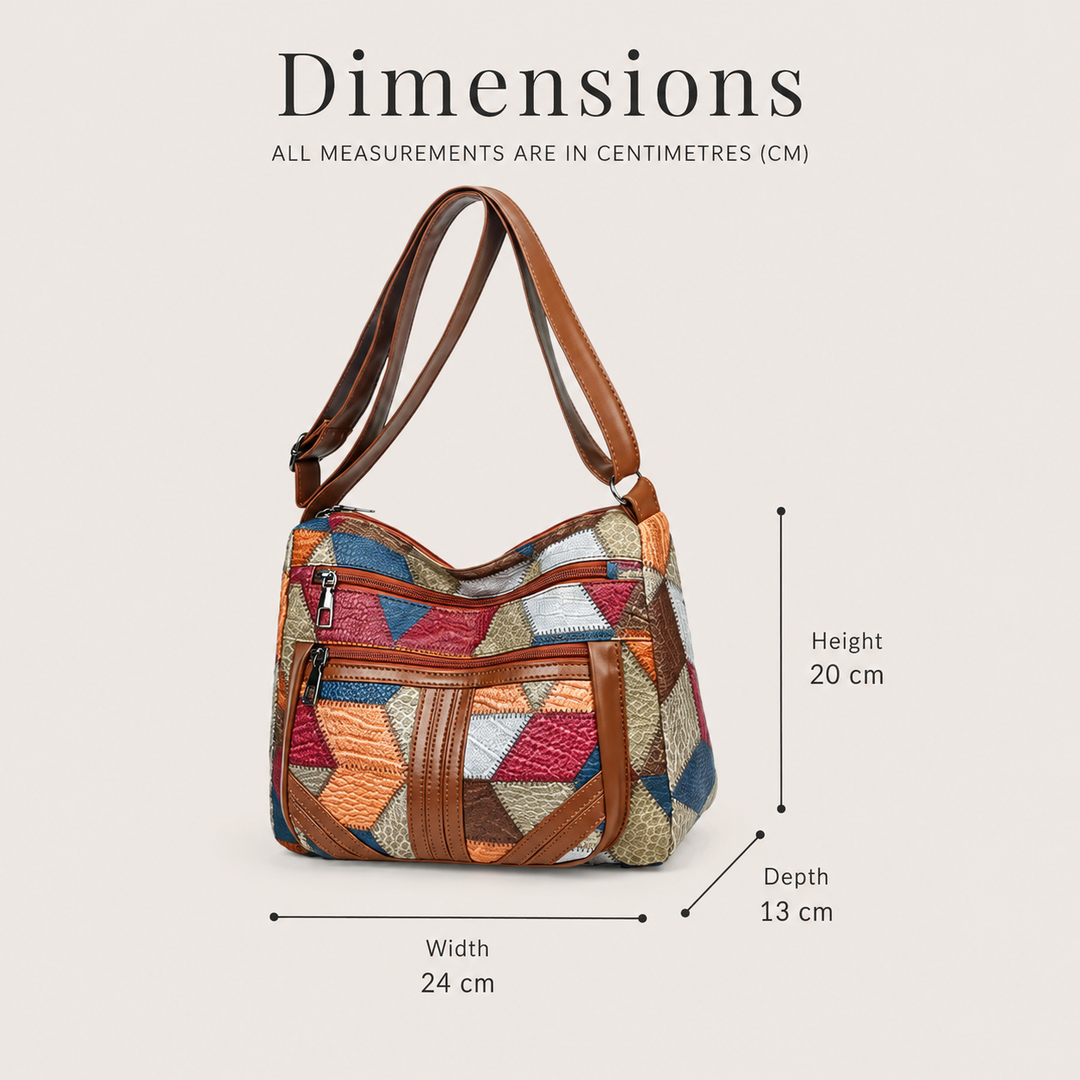 Nella | Borsa patchwork