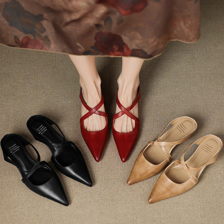 Aluna™ | Ciabatte in vera pelle