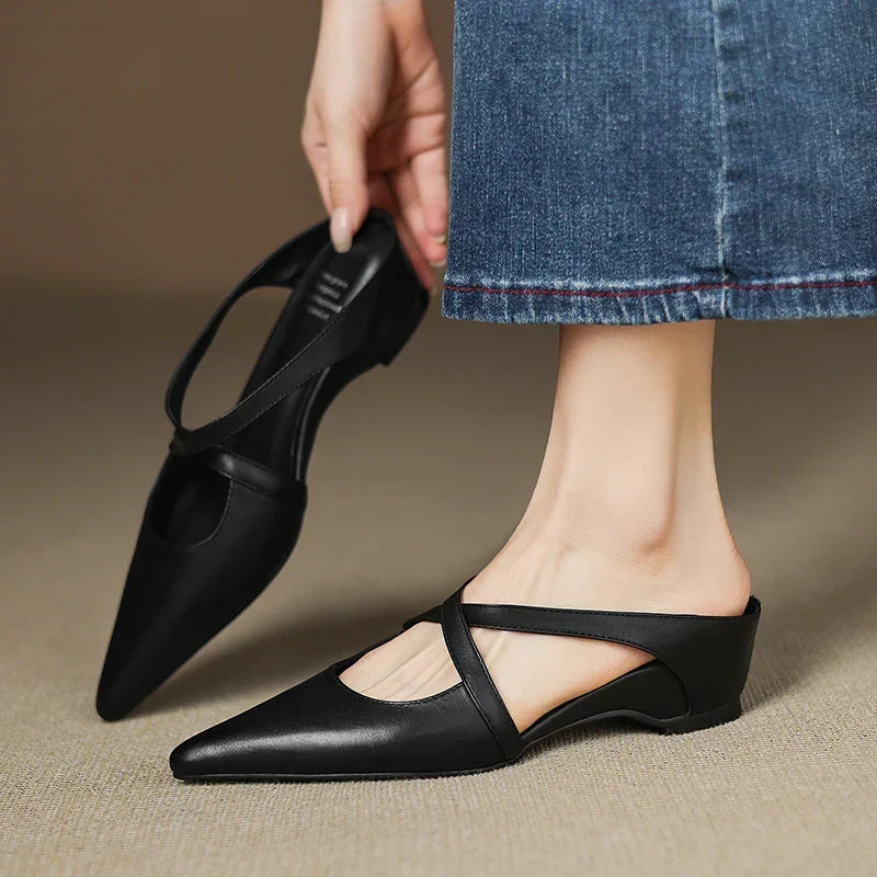 Aluna™ | Ciabatte in vera pelle