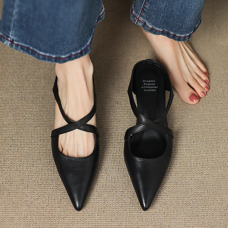 Aluna™ | Ciabatte in vera pelle