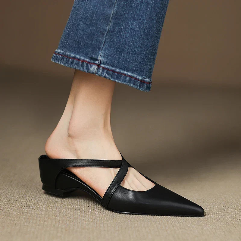 Aluna™ | Ciabatte in vera pelle