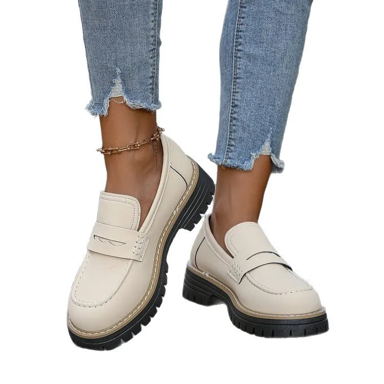 Elsa | Mocassini con Plateau in Stile College