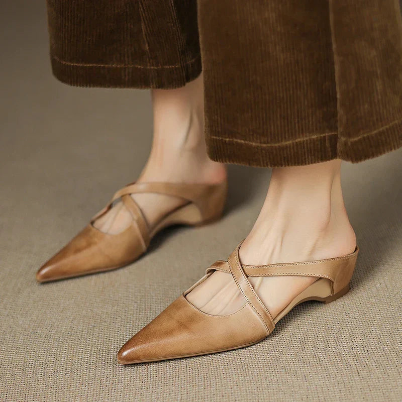 Aluna™ | Ciabatte in vera pelle