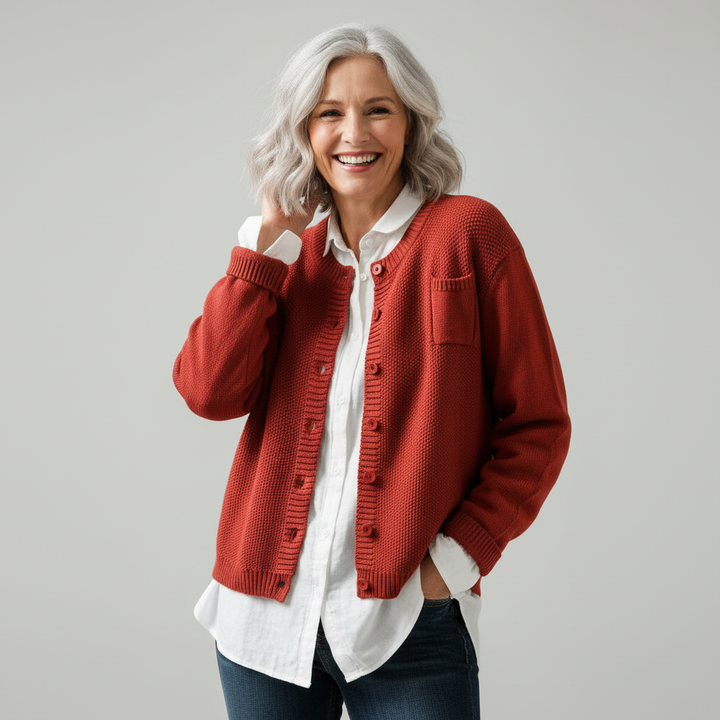 Comodo cardigan lavorato a maglia Berlinda™