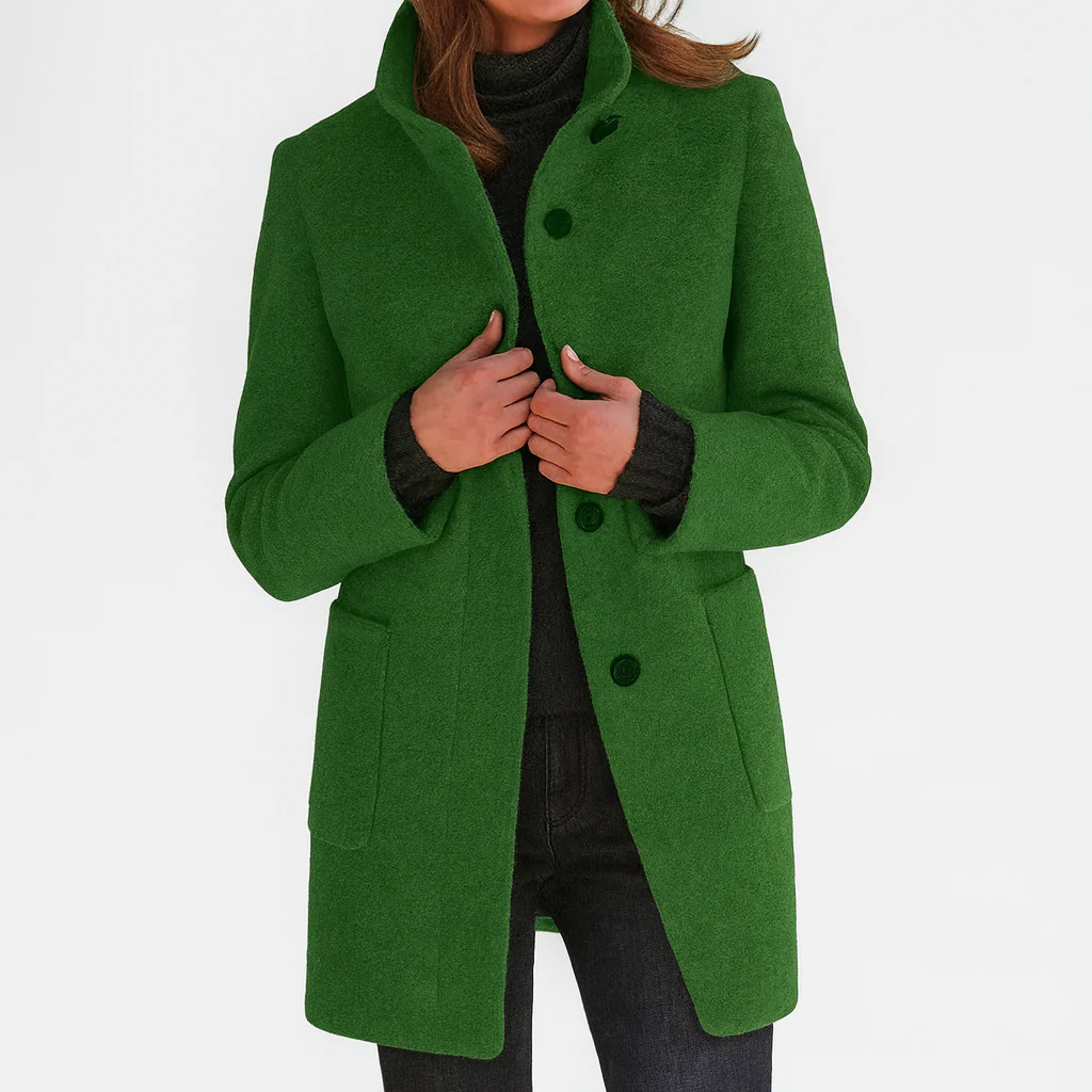 Victoria | Cappotto a collo alto, elegante