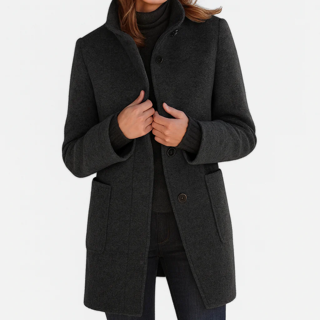 Victoria | Cappotto a collo alto, elegante
