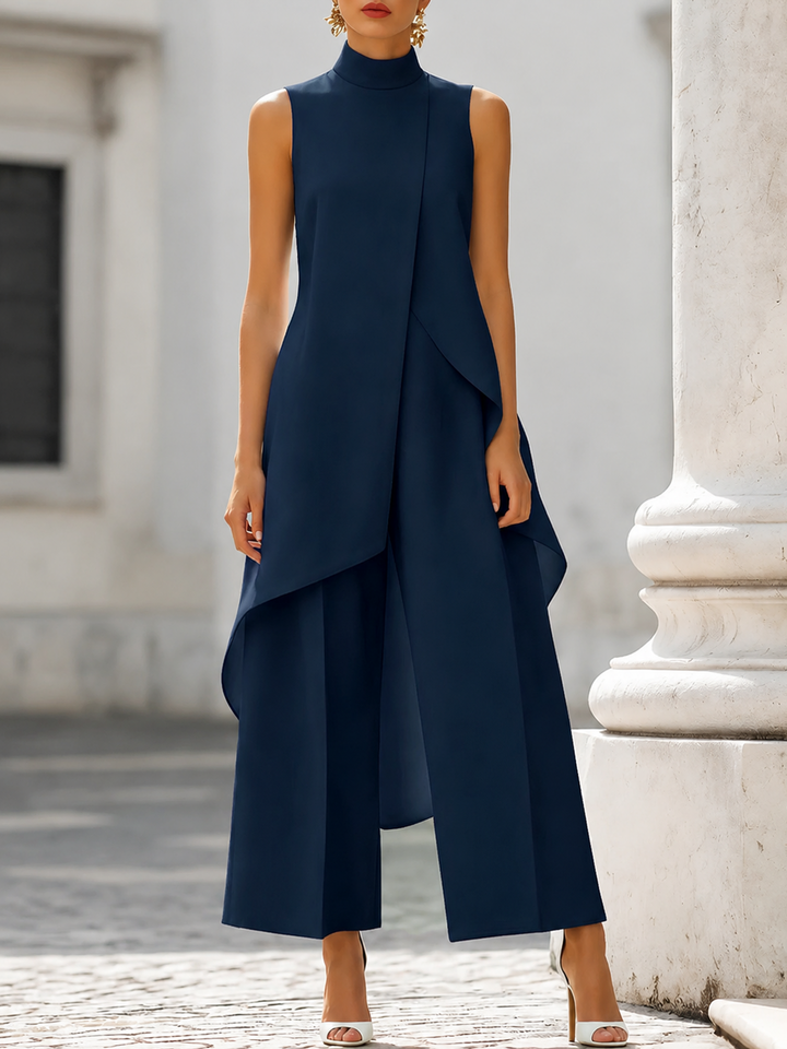 Martina | Abito lungo ed elegante con scollo a V