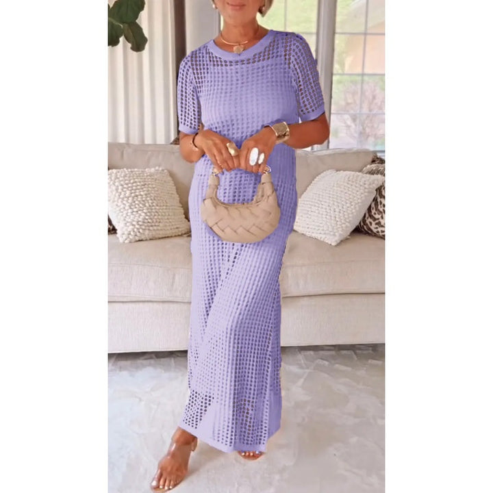 Abito lungo maxi Bethany™ con aperture laterali + sottoveste in omaggio