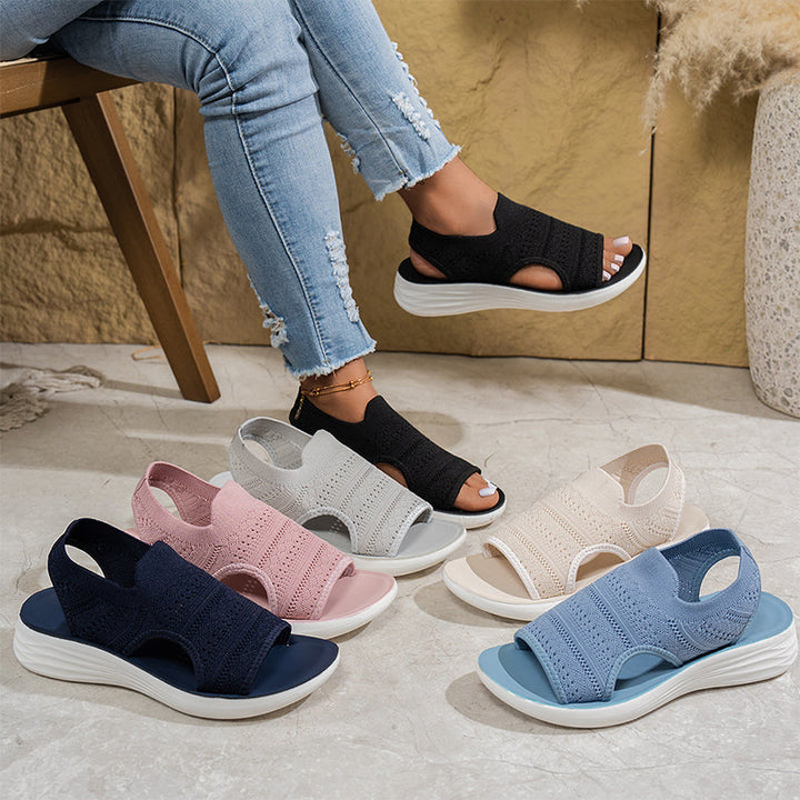 Isidora™ | Sandali con plateau in maglia traspirante