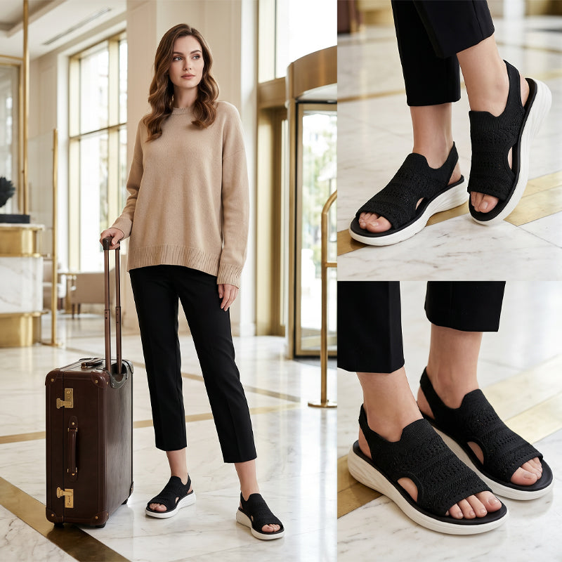 Isidora™ | Sandali con plateau in maglia traspirante