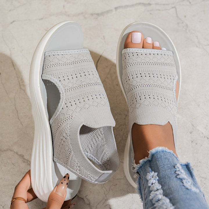 Isidora™ | Sandali con plateau in maglia traspirante