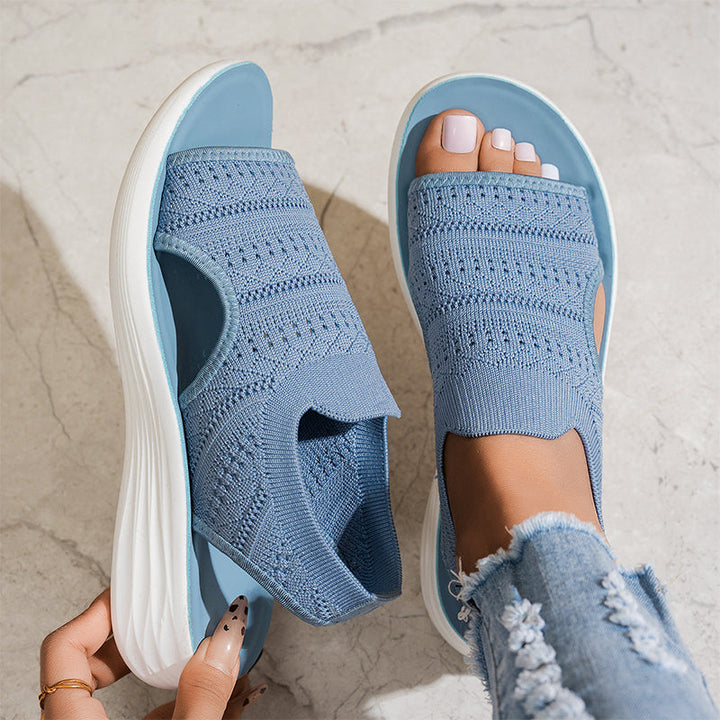 Isidora™ | Sandali con plateau in maglia traspirante