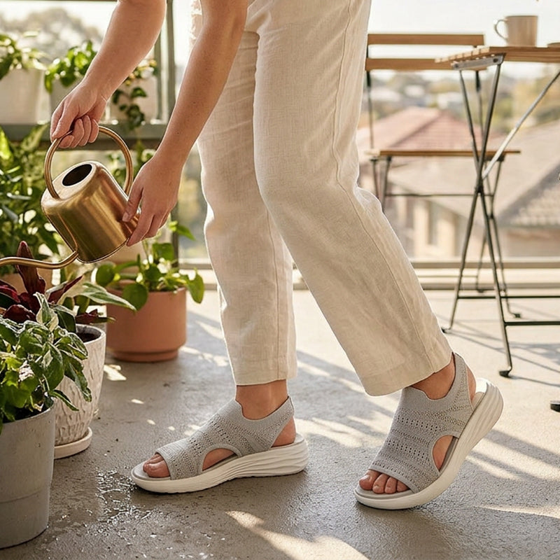 Isidora™ | Sandali con plateau in maglia traspirante