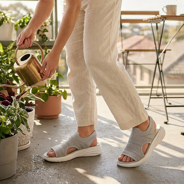 Isidora™ | Sandali con plateau in maglia traspirante
