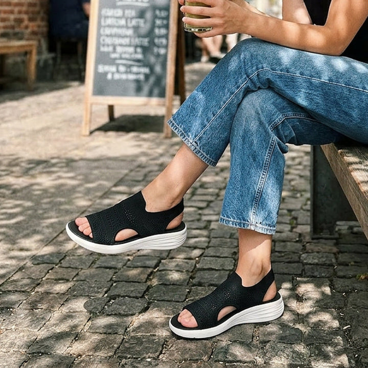 Isidora™ | Sandali con plateau in maglia traspirante